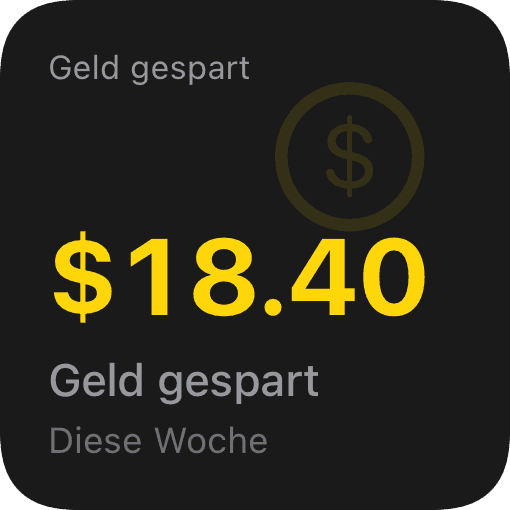 Geld gespart (dark)