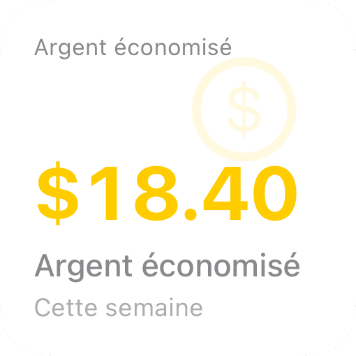 Argent économisé (light)