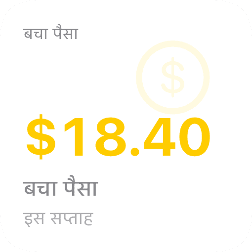 पैसा बचत (light)