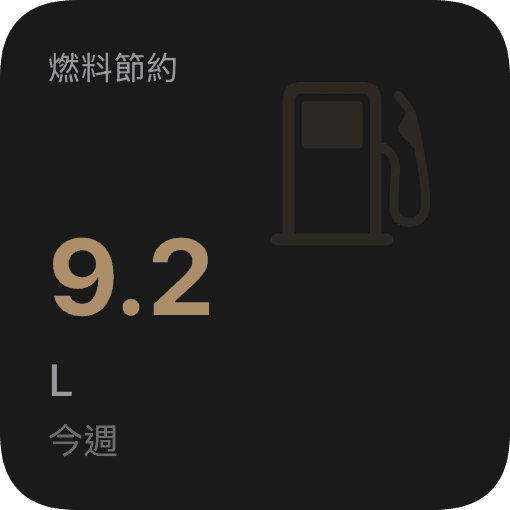 節約した燃料 (dark)