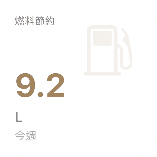 節約した燃料 (light)