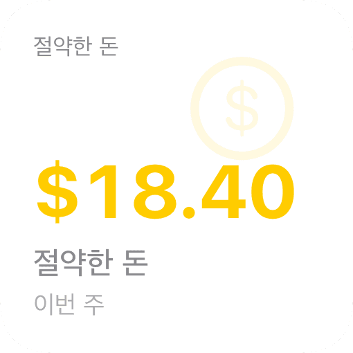 절약한 금액 (light)