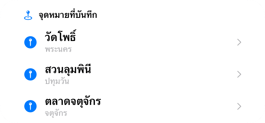 จุดหมายที่บันทึก (light)