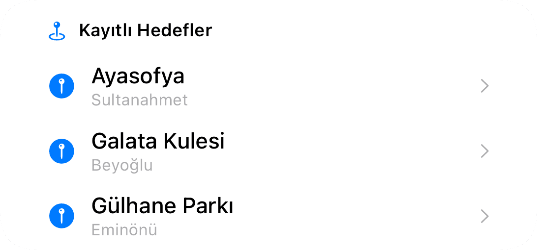Kayıtlı hedefler (light)