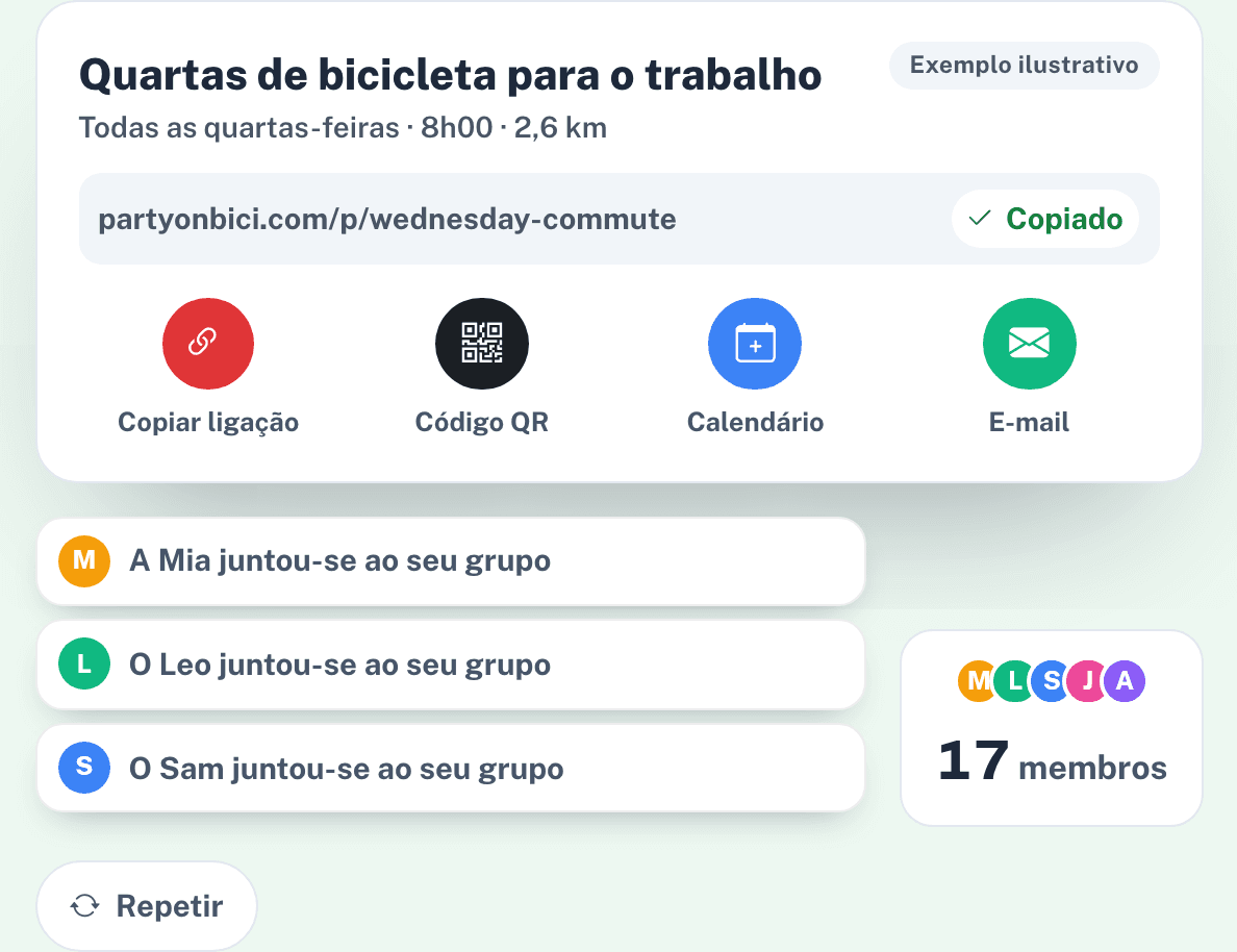 Convide a sua comunidade