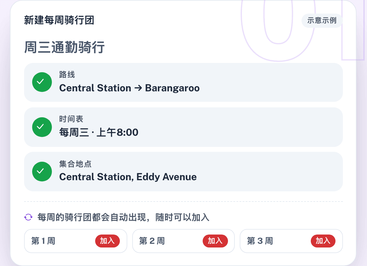 创建骑行计划