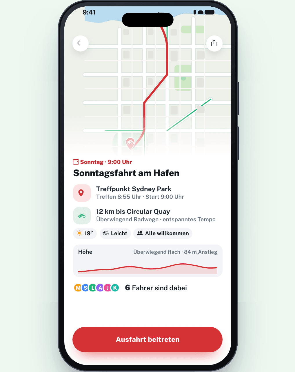 Bei der Ausfahrt mitmachen
