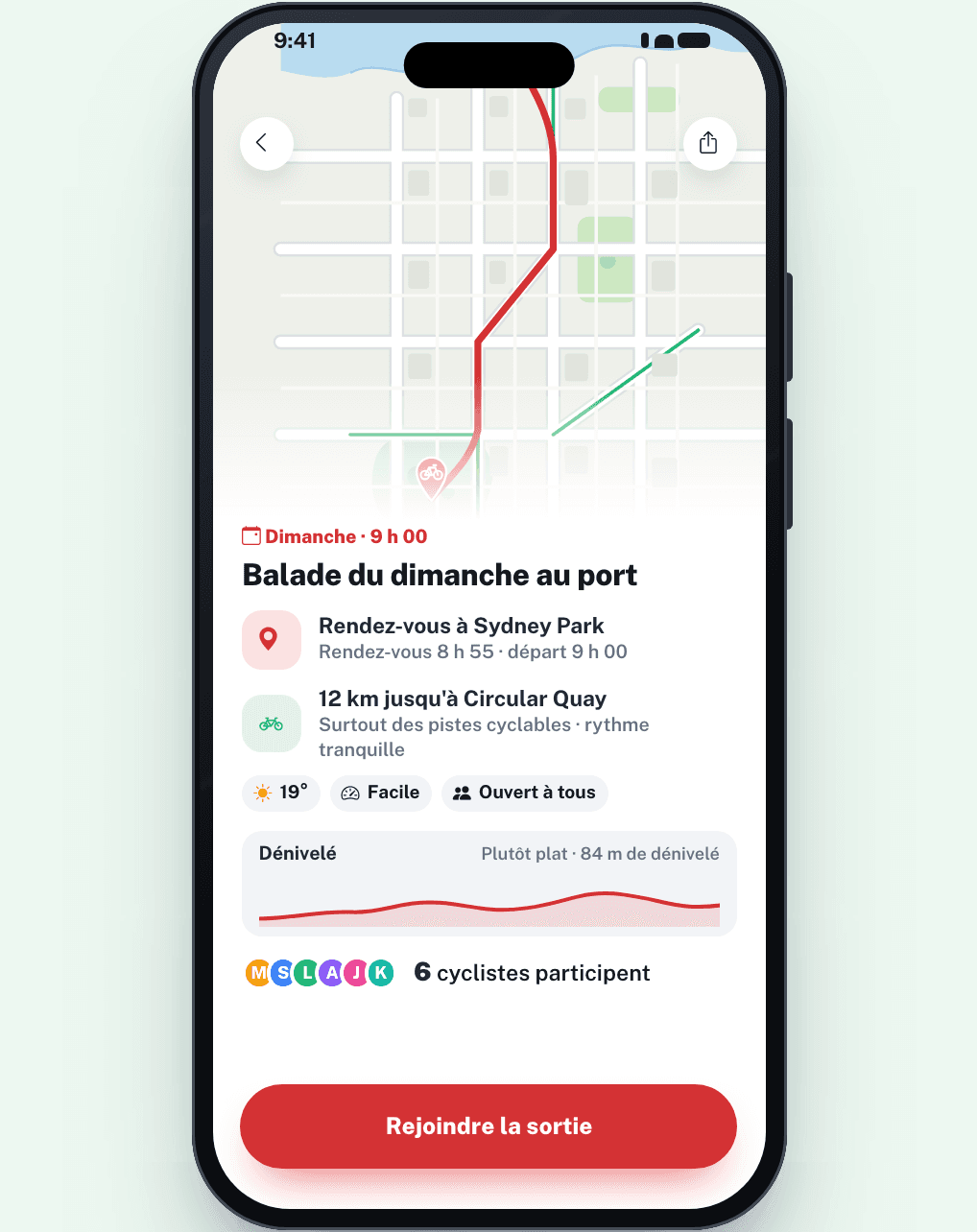 Rejoindre la sortie