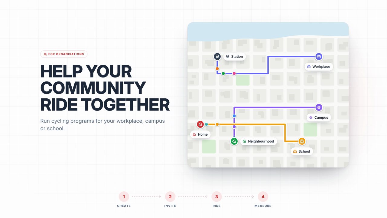 Help your community ride together