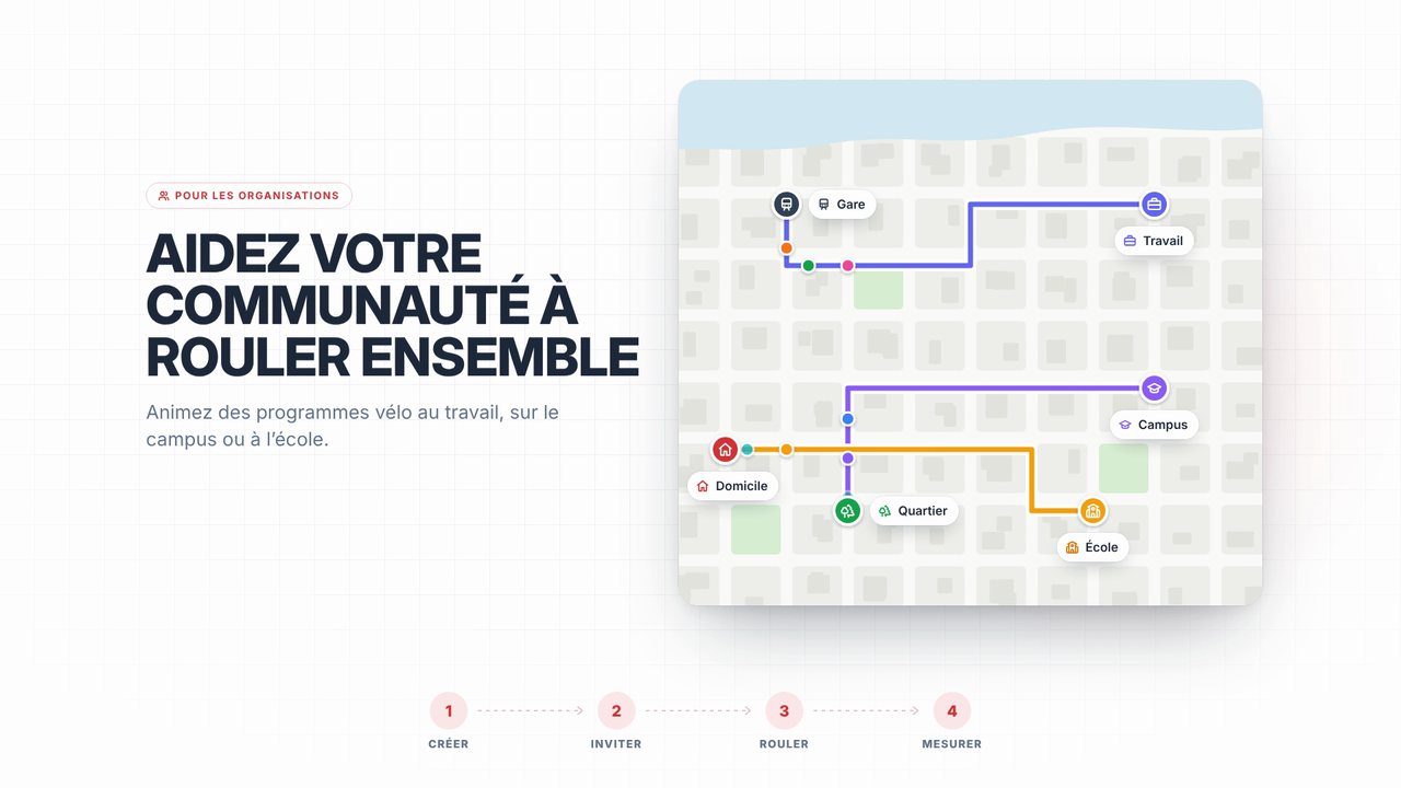 Aidez votre communauté à rouler ensemble