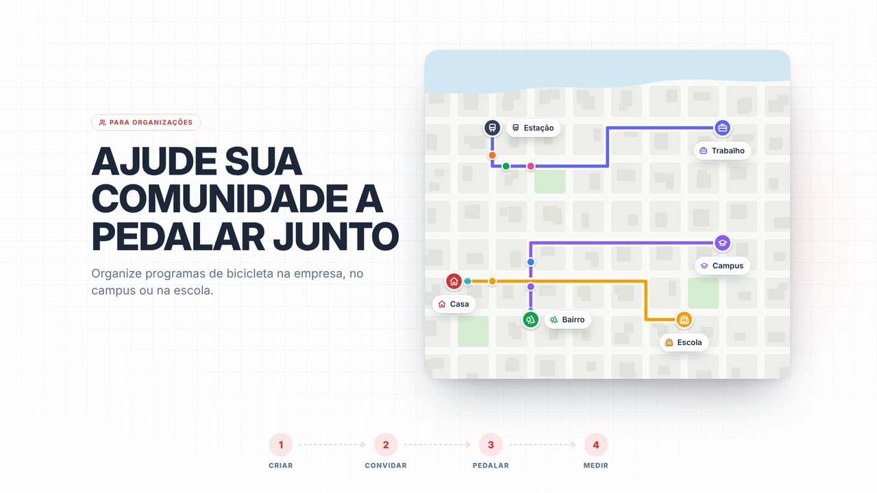 Ajude sua comunidade a pedalar junta