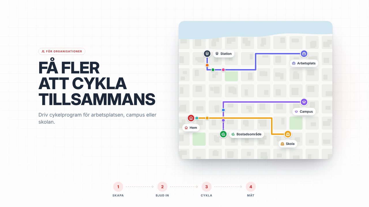 Hjälp din gemenskap att cykla tillsammans