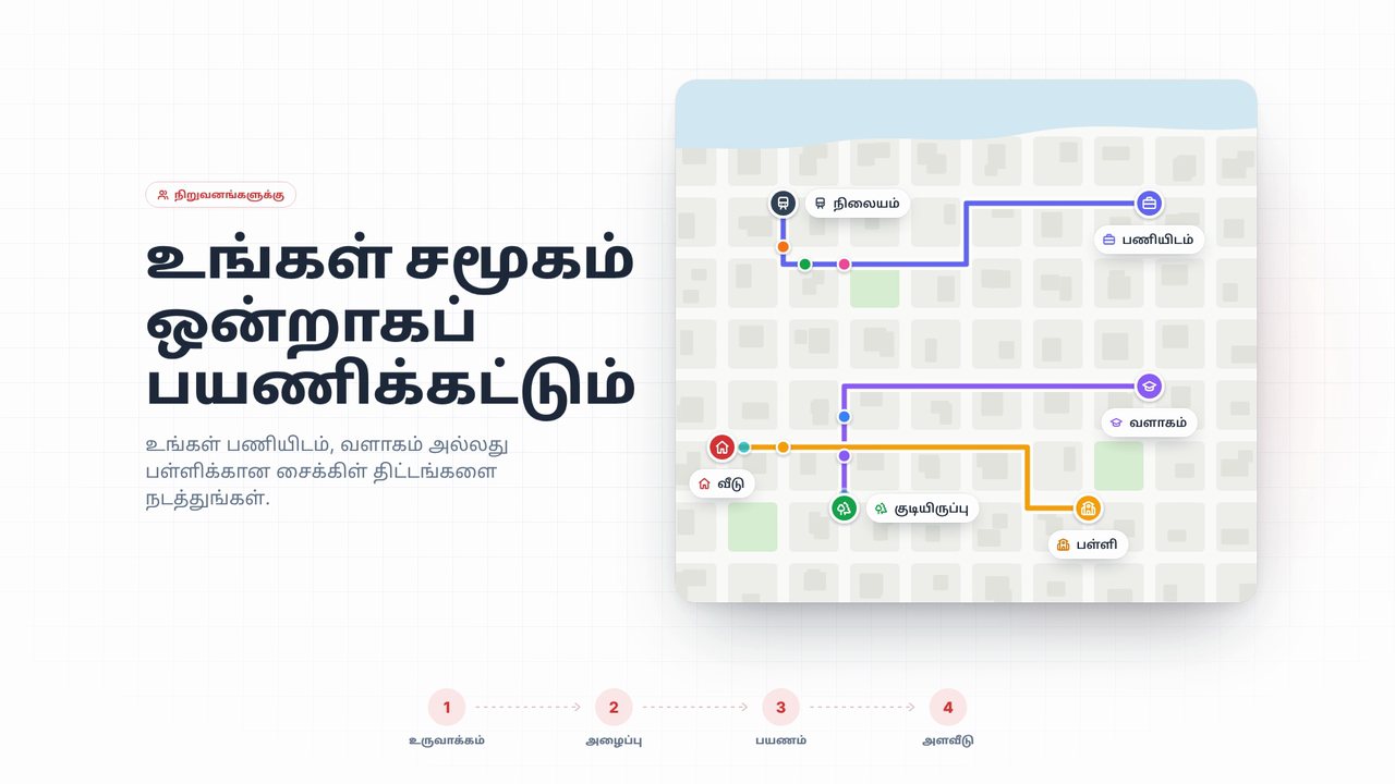 உங்கள் சமூகம் ஒன்றாகச் சவாரி செய்ய உதவுங்கள்