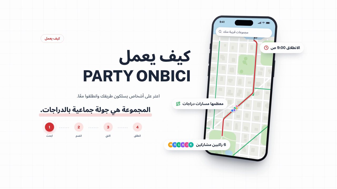 كيف يعمل Party Onbici