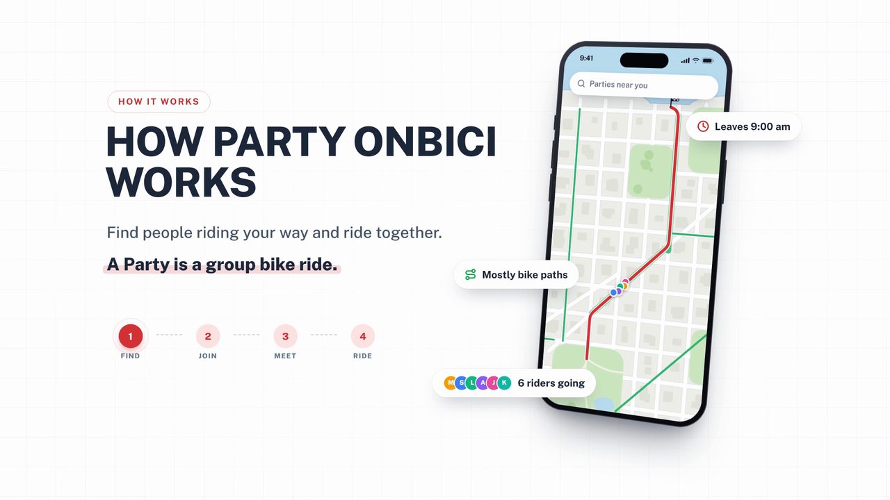 How Party Onbici works