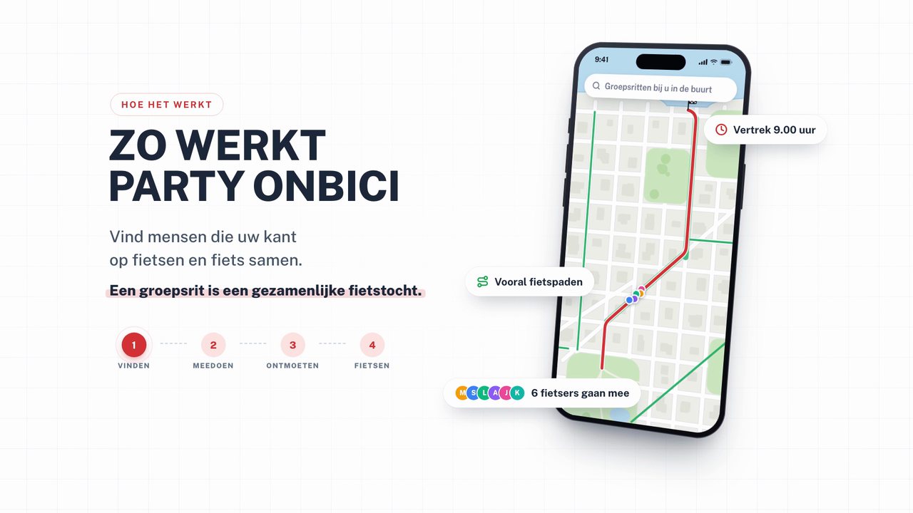 Zo werkt Party Onbici