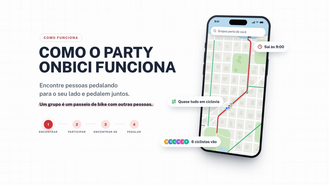 Como o Party Onbici funciona